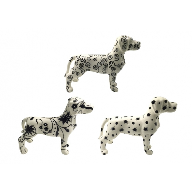 STATUETTE CHIEN DANISH  JULES  - Studio Design - L - 3 ASS