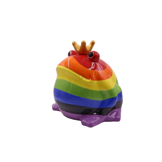 STATUETTE GRENOUILLE FREDDY - RAINBOW - XL