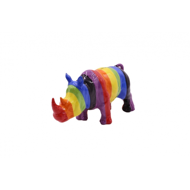 TIRELIRE  RHINO RYAN - RAINBOW - M