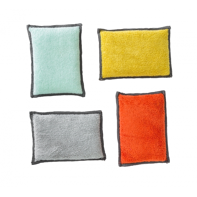 Lot de 4 Eponges Microfibre