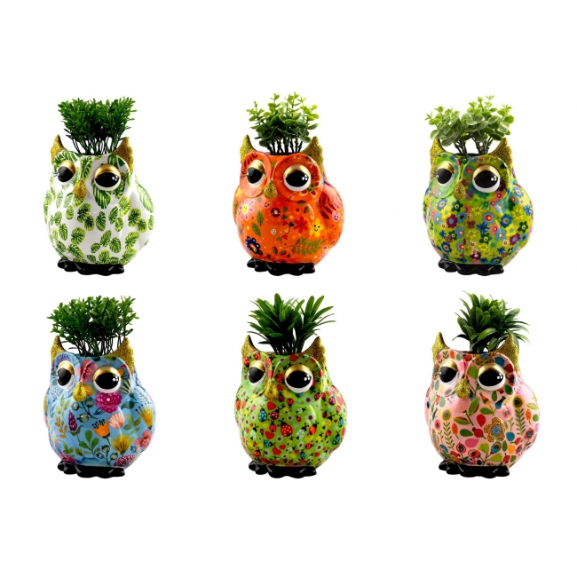 CACHE POT BLOOMING HIBOU...