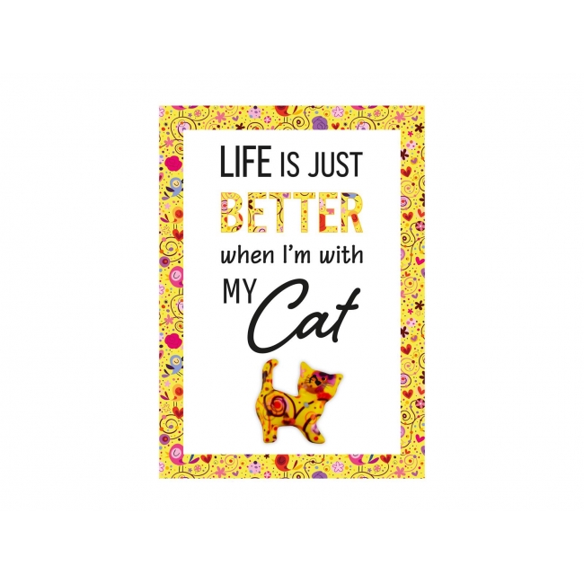 HAPPY PET QUOTE "LIFE IS...