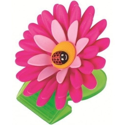 Pack 3 Pinces Magnets Rose