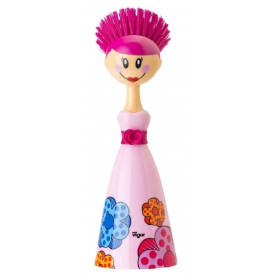 BROSSE VAISSELLE DOLLS IMPRIMEE LOLAFLOR